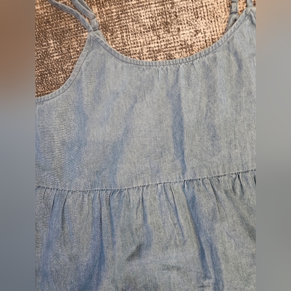 NWT! Nordstrom-BP Women's Sleeveless Mini Jean Dress Medium - Picture 2 of 9